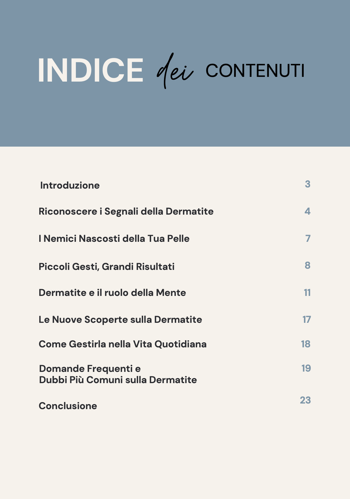 ADDIO DERMATITE