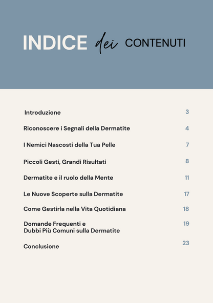 ADDIO DERMATITE